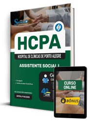 Capa Apostila HCPA 2025 - Assistente Social I