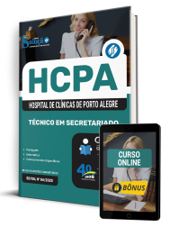 Capa Apostila HCPA 2025 - Técnico em Secretariado