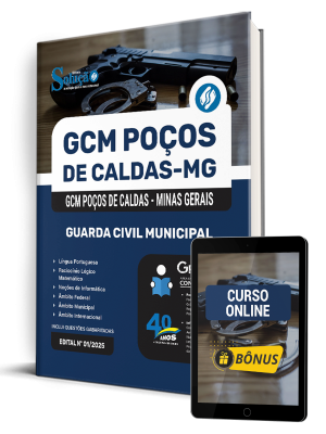 Apostila Prefeitura de Poços de Caldas - MG 2025 - Guarda Civil Municipal - Imagem 1