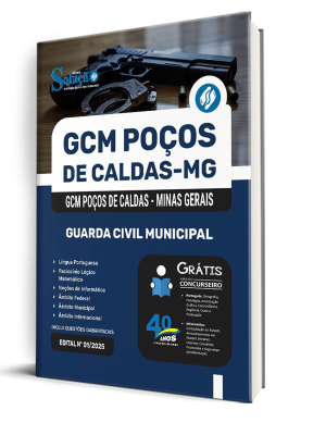 Apostila Prefeitura de Poços de Caldas - MG 2025 - Guarda Civil Municipal - Imagem 2