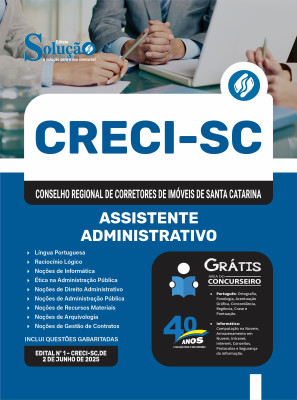 Apostila CRECI-SC 2025 - Assistente Administrativo - Imagem 3