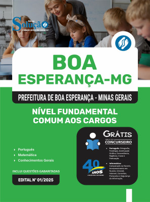 Apostila Prefeitura de Boa Esperança - MG 2025 - Nível Fundamental - Comum aos Cargos - Imagem 3