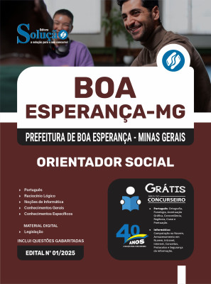 Apostila Prefeitura de Boa Esperança - MG 2025 - Orientador Social - Imagem 3