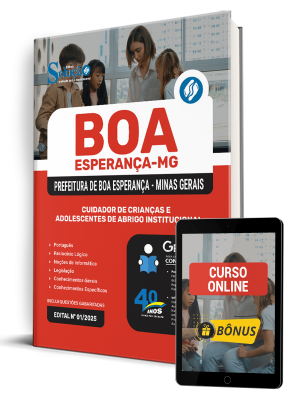 Apostila Prefeitura de Boa Esperança - MG 2025 - Cuidador de Crianças e Adolescentes de Abrigo Institucional - Imagem 1