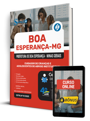 Apostila Prefeitura de Boa Esperança - MG 2025 - Cuidador de Crianças e Adolescentes de Abrigo Institucional - Imagem 1