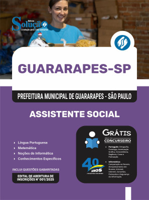 Apostila Prefeitura de Guararapes - SP 2025 - Assistente Social - Imagem 3