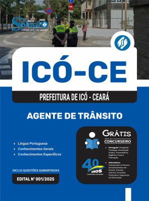 Apostila Prefeitura de Icó - CE 2025 - Agente de Trânsito - Imagem 3