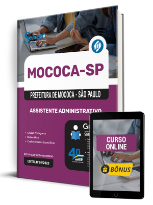 Apostila Prefeitura de Mococa - SP 2025 - Assistente Administrativo - Imagem 1