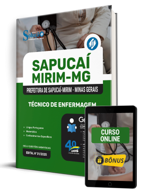 Apostila Prefeitura de Sapucaí-Mirim - MG 2025 - Técnico de Enfermagem - Imagem 1