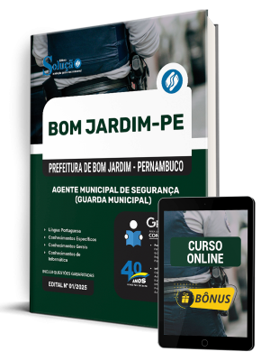 Apostila Prefeitura de Bom Jardim - PE 2025 - Agente Municipal de Segurança (Guarda Municipal) - Imagem 1
