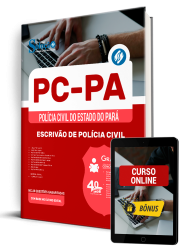 Capa Apostila PC-PA 2025 - Escrivão de Polícia Civil