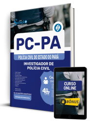 Capa Apostila PC-PA 2025 - Investigador de Polícia Civil