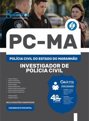Apostila PC-MA 2025 - Investigador de Polícia Civil - Imagem 3