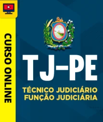 Capa Curso TJ-PE - Técnico Judiciário - Função Judiciária