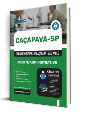 Apostila Câmara de Caçapava - SP 2025 - Agente Administrativo - Imagem 2