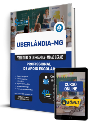 Apostila Prefeitura de Uberlândia - MG 2025 - Profissional de Apoio Escolar - Imagem 1