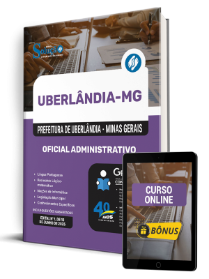 Apostila Prefeitura de Uberlândia - MG 2025 - Oficial Administrativo - Imagem 1