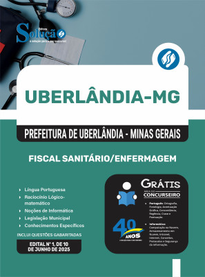 Apostila Prefeitura de Uberlândia - MG 2025 - Fiscal Sanitário/Enfermagem - Imagem 3