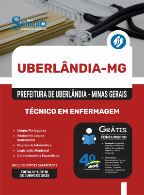 Apostila Prefeitura de Uberlândia - MG 2025 - Técnico em Enfermagem - Imagem 3