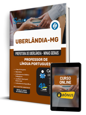 Apostila Prefeitura de Uberlândia - MG 2025 - Professor de Língua Portuguesa - Imagem 1