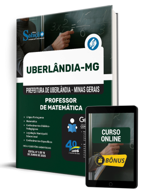 Apostila Prefeitura de Uberlândia - MG 2025 - Professor de Matemática - Imagem 1