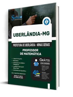 Apostila Prefeitura de Uberlândia - MG 2025 - Professor de Matemática - Imagem 2