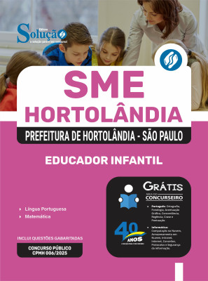 Apostila Prefeitura de Hortolândia - SP (SME Hortolândia) 2025 - Educador Infantil - Imagem 3