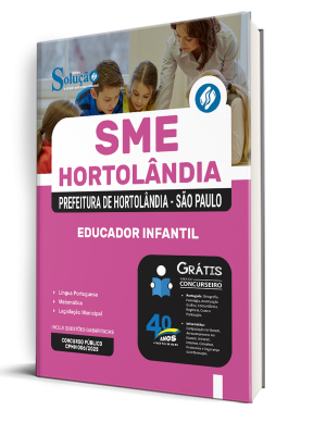 Apostila Prefeitura de Hortolândia - SP (SME Hortolândia) 2025 - Educador Infantil - Imagem 2