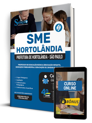 Apostila Prefeitura de Hortolândia - SP (SME Hortolândia) 2025 - Professor de Educação Básica (Educação Infantil, Educação Fundamental e Educação de Jovens e Adultos) - Imagem 1