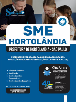 Apostila Prefeitura de Hortolândia - SP (SME Hortolândia) 2025 - Professor de Educação Básica (Educação Infantil, Educação Fundamental e Educação de Jovens e Adultos) - Imagem 3