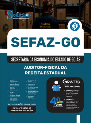 Apostila SEFAZ-GO 2025 - Auditor-Fiscal da Receita Estadual - Imagem 3