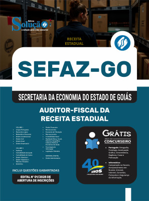 Apostila SEFAZ-GO 2025 - Auditor-Fiscal da Receita Estadual - Imagem 3