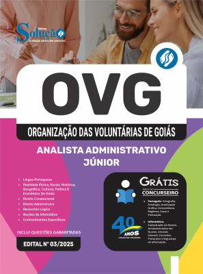 Apostila OVG 2025 - Analista Administrativo Júnior - Imagem 3
