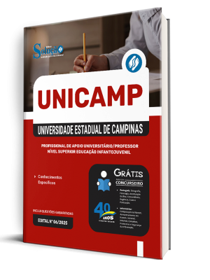 Apostila UNICAMP 2025 - Profissional de Apoio Universitário/Professor Nível Superior Educação Infantojuvenil - Imagem 2