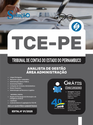 Apostila TCE-PE 2025 - Analista de Gestão – Área Administração - Imagem 3