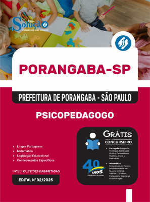 Apostila Prefeitura de Porangaba-SP 2025 - Psicopedagogo - Imagem 3