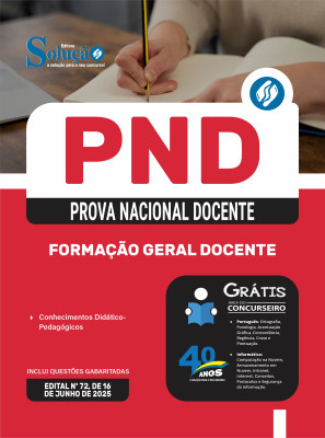 Apostila PND (CNU Professores) 2025 - Formação Geral Docente - Imagem 3