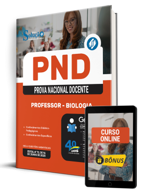 Apostila PND (CNU Professores) 2025 - Professor - Biologia - Imagem 1