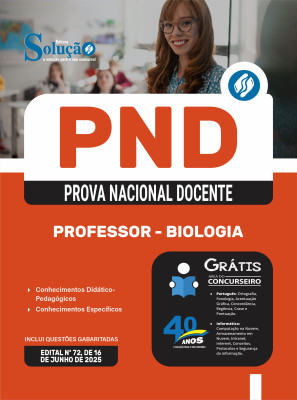 Apostila PND (CNU Professores) 2025 - Professor - Biologia - Imagem 3