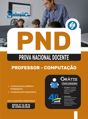 Apostila PND (CNU Professores) 2025 - Professor - Computação - Imagem 3
