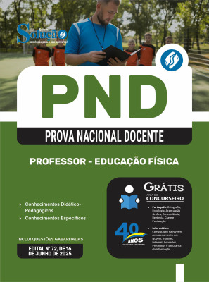 Apostila PND (CNU Professores) 2025 - Professor - Educação Física - Imagem 3