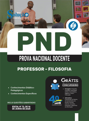 Apostila PND (CNU Professores) 2025 - Professor - Filosofia - Imagem 3