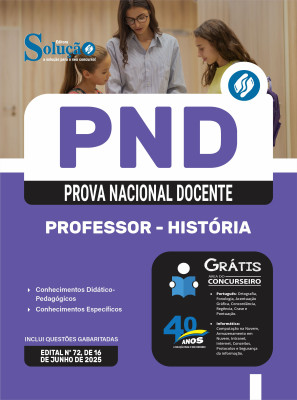 Apostila PND (CNU Professores) 2025 - Professor - História - Imagem 3