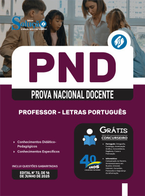 Apostila PND (CNU Professores) 2025 - Professor - Letras Português - Imagem 3