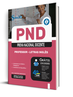 Apostila PND (CNU Professores) 2025 - Professor - Letras Inglês - Imagem 2