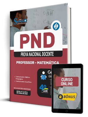 Apostila PND (CNU Professores) 2025 - Professor - Matemática - Imagem 1