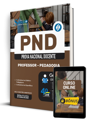 Apostila PND (CNU Professores) 2025 - Professor - Pedagogia - Imagem 1