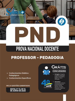 Apostila PND (CNU Professores) 2025 - Professor - Pedagogia - Imagem 3