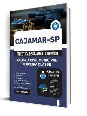 Apostila Prefeitura de Cajamar - SP 2025 - Guarda Civil Municipal Terceira Classe - Imagem 2
