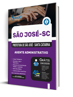 Apostila Prefeitura de São José - SC 2025 - Agente Administrativo - Imagem 2